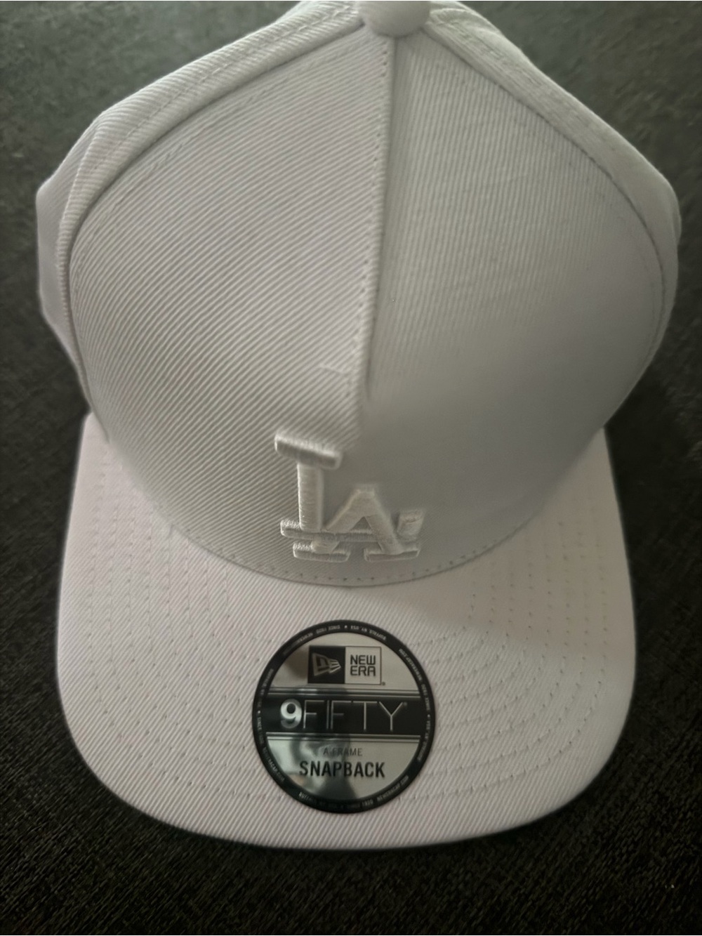 New Era LA Dodgers All-White 9FIFTY Snapback Hat